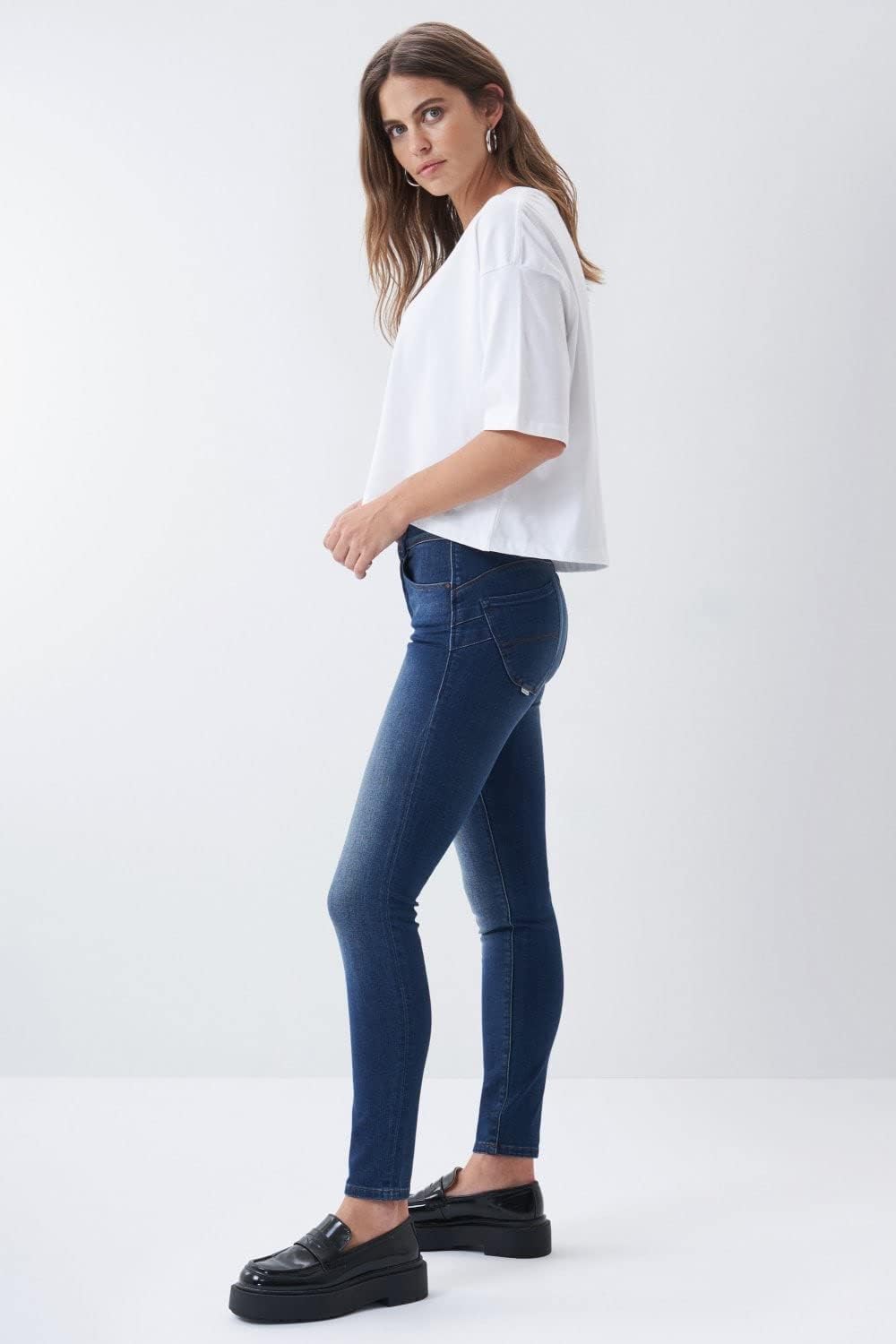 Salsa Jeans Push In Secret, Skinny, dunkel 27 Blau, 27 Blau