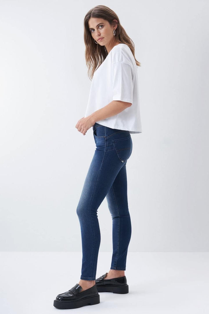 Salsa Jeans Push In Secret, Skinny, dunkel 27 Blau, 27 Blau