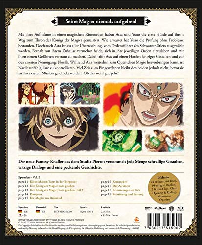 Black Clover - Vol. 2 - [Blu-ray], Blu-ray