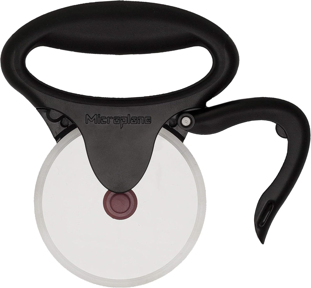 Microplane Pizza Schneider Rad Roller Edelstahl Schwarz Schwarz (Rad Roller), Schwarz (Rad Roller)