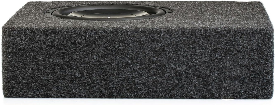 Gladen RSX10 Slim-CB-CU-AC | 25cm Downfire Aktiv-Subwoofer geschlossen