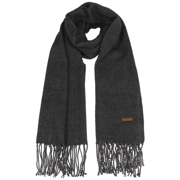 Barts Herren Soho Scarf Schal Einheitsgrösse Schwarz (Black 0001), Einheitsgrösse Schwarz (Black 000