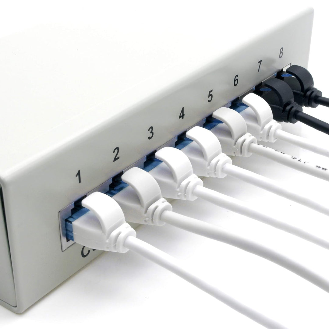 1aTTack.de 660400 Cat6 Cat.6 Kabel Cat Netzwerkkabel 7,5m - Patchkabel Slim Kabel (Kleiner Durchmess