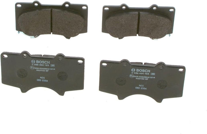 Bosch BP1064 Bremsbeläge - Vorderachse - ECE-R90 Zertifizierung - vier Bremsbeläge pro Set