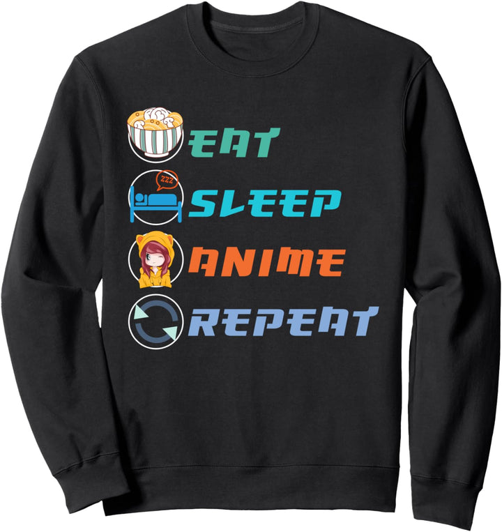 Japanische Nudelsuppe Manga Otaku Ramen Lustiges Anime Sweatshirt