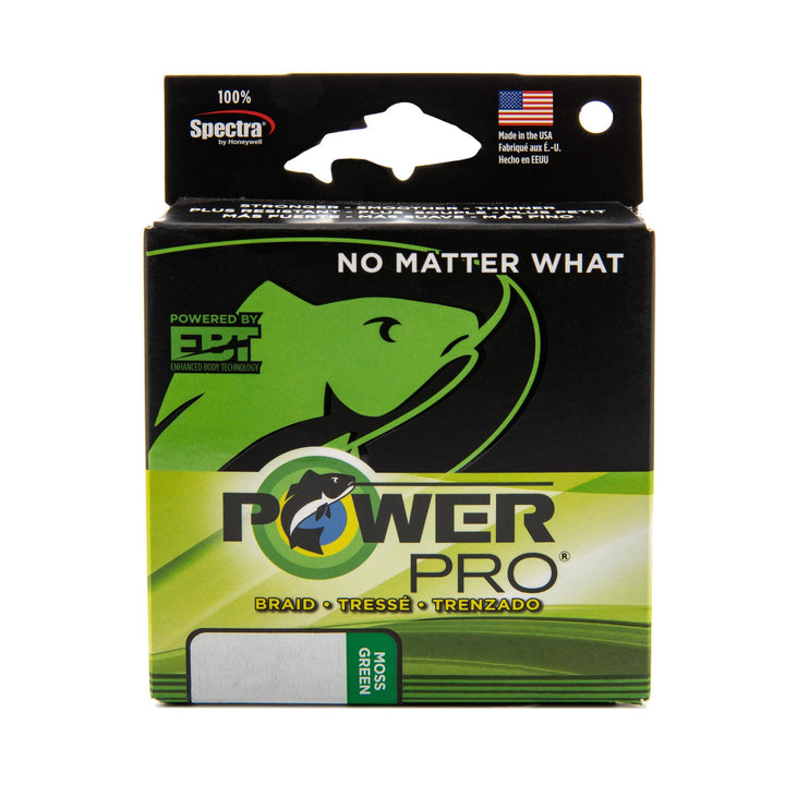 Power Pro Spectra geflochtene Angelschnur, Faser Moosgrün 300YD/30LB, Moosgrün 300YD/30LB