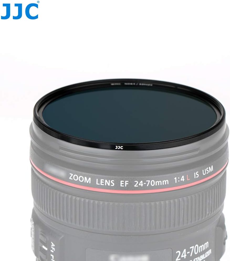 JJC 67 mm ND64 6 Stop Neutral Density Filter Graufilter für Canon EF-S 18-135 mm F3.5-5.6 RF 24-105
