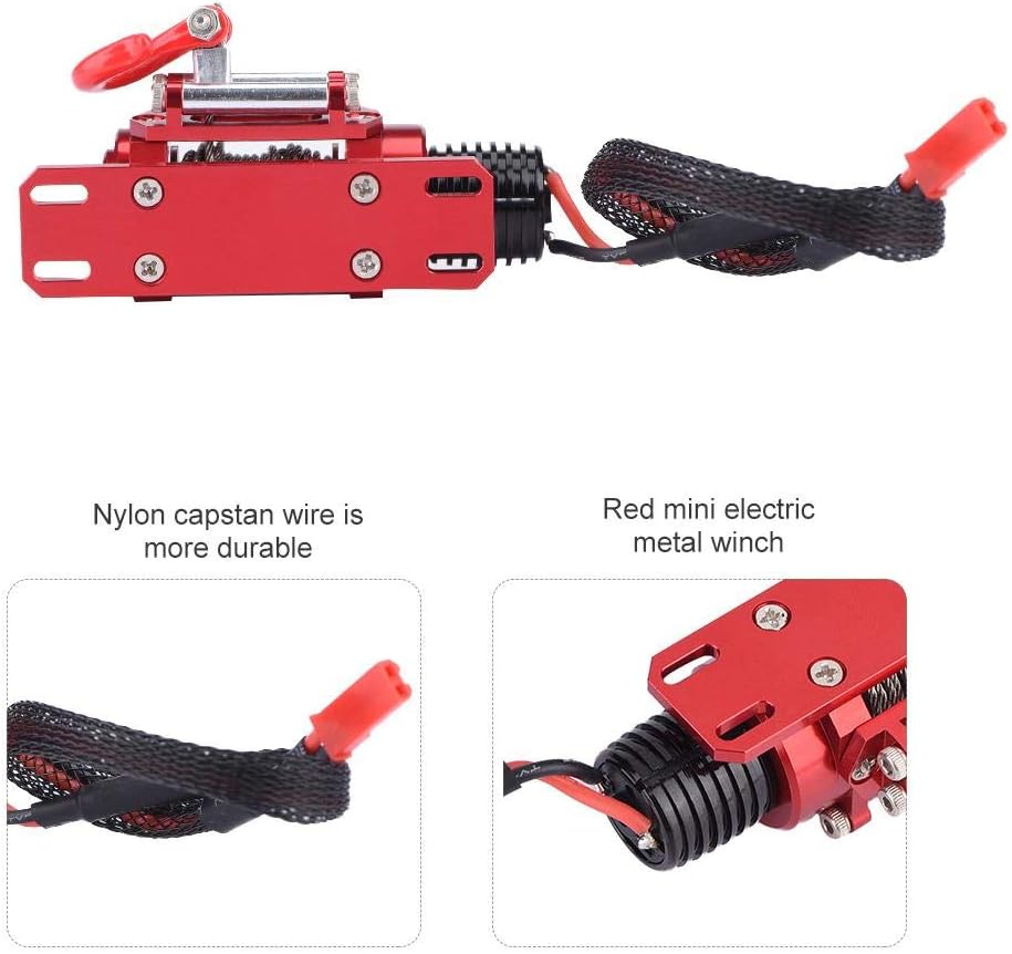 RC Winch, 1:10 Crawler Climbing Cars Elektro-Metall für SCX10 D90 D110 TF2 KM2