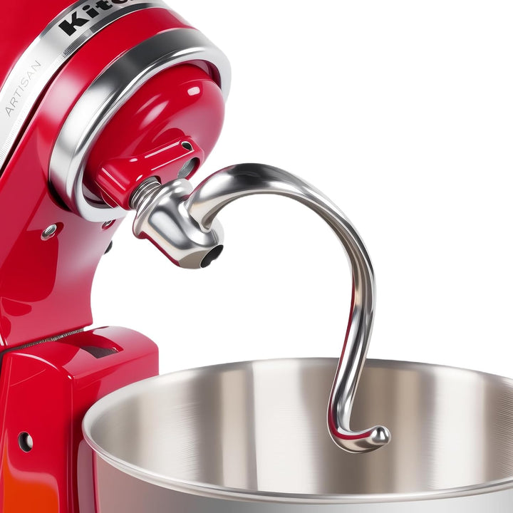 Spiralförmiger Knethaken aus Edelstahl, Kompatibel mit Kitchen Aid 4,5-5 Quart Standmixern mit Kippk
