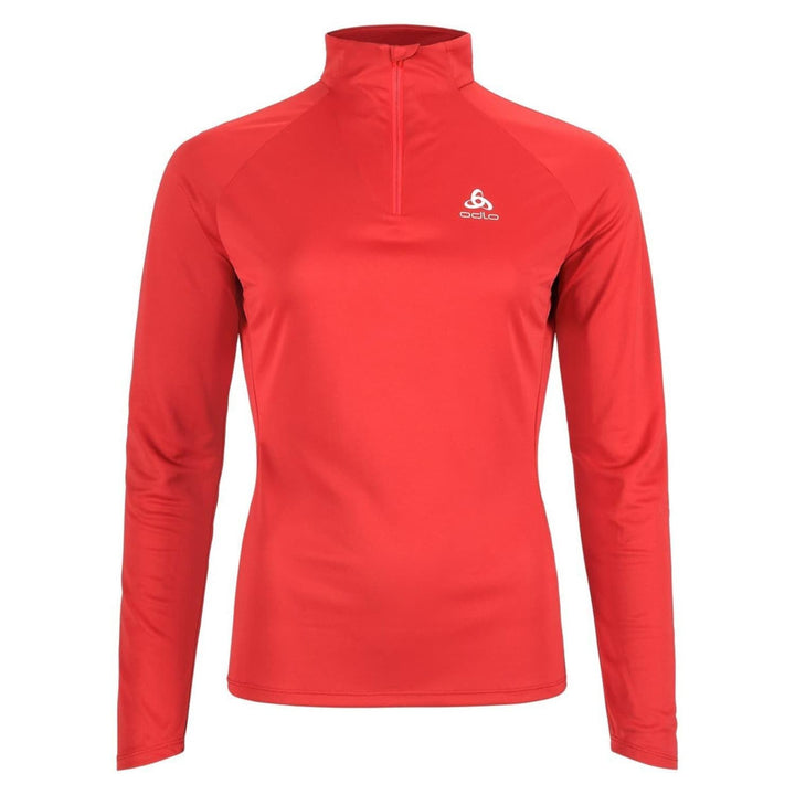 Odlo Damen Essential 1/2 Zip Longsleeve M American Beauty, M American Beauty