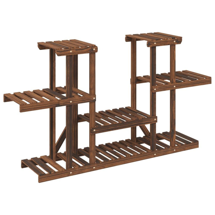 vidaXL Blumenständer, Pflanzenregal Holz, Blumenregal für Wohnzimmer Balkon Terrasse, Pflanzenstände
