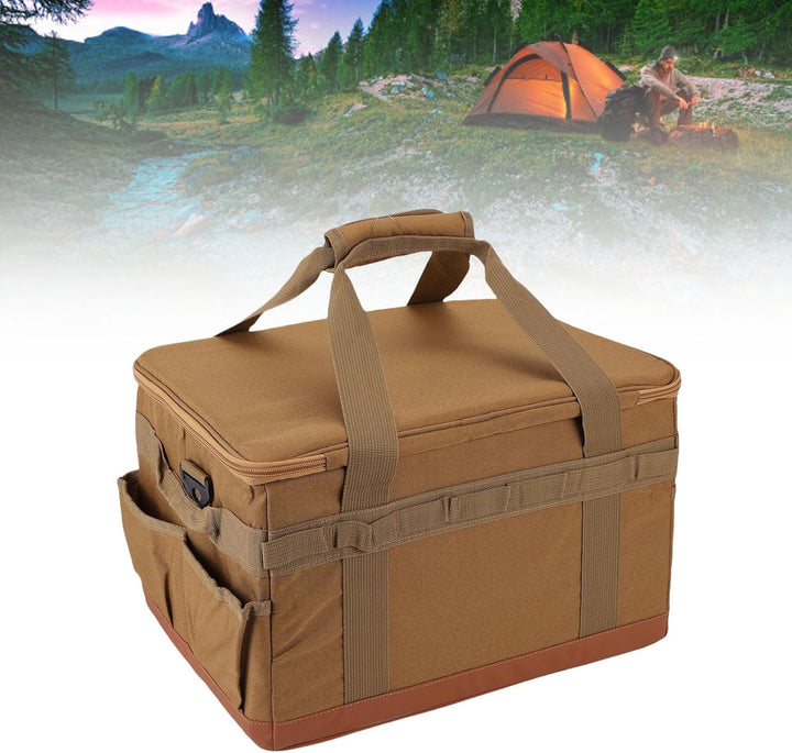 Fockety Camping-Aufbewahrungstasche, Grosses Fassungsvermögen 30 L Grill- und Picknicktaschen-Organi
