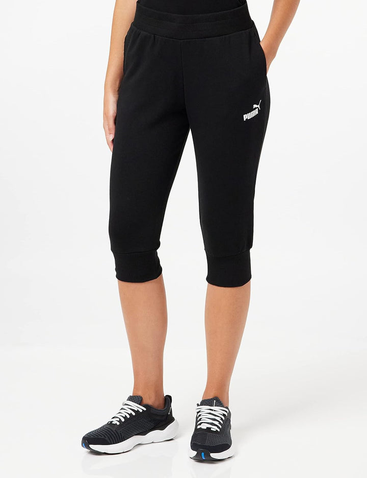 PUMA Damen ESS Capri Sweatpants Tr Jogginghose XS Schwarz, XS Schwarz