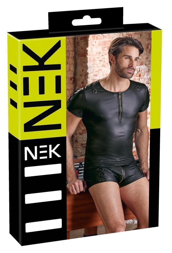 NEK Herren Shirt-21612301741 Shirt, Schwarz, 2XL
