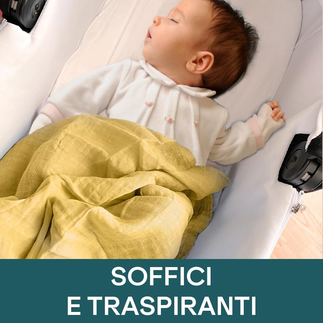 KOALA BABYCARE - Neugeborenes Musselin 80x80 cm - Packung mit 3 Stück - Neugeborenen-Baumwolldecke -