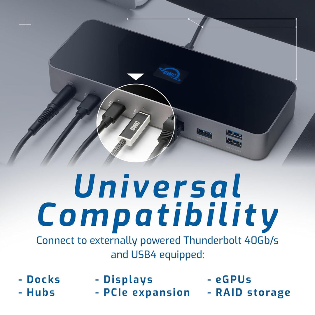 OWC 3,0 m langes USB4 (40 Gb/s) aktives optisches Kabel, 3,0 m