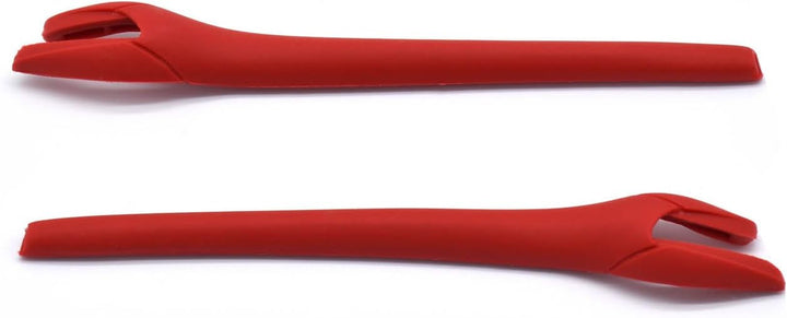HKUCO For Oakley Radar EV Path Red Polarized Replacement Lenses And Red Earsocks Rubber Kit
