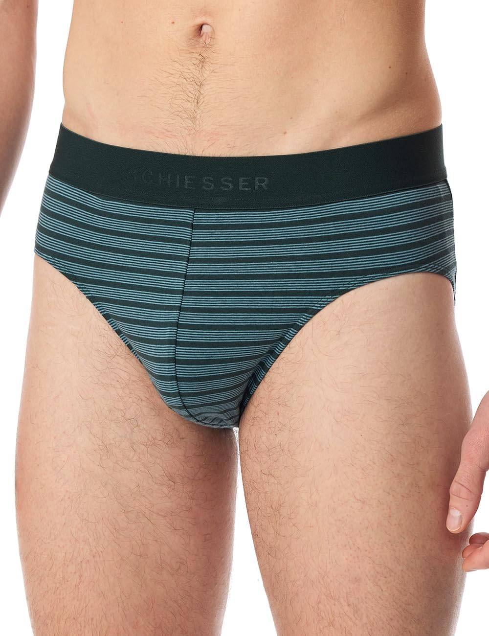 Schiesser Herren 3 PACK Slips Bio Baumwolle Multipack - 95/5 Organic S Sortiert 5_180198, S Sortiert