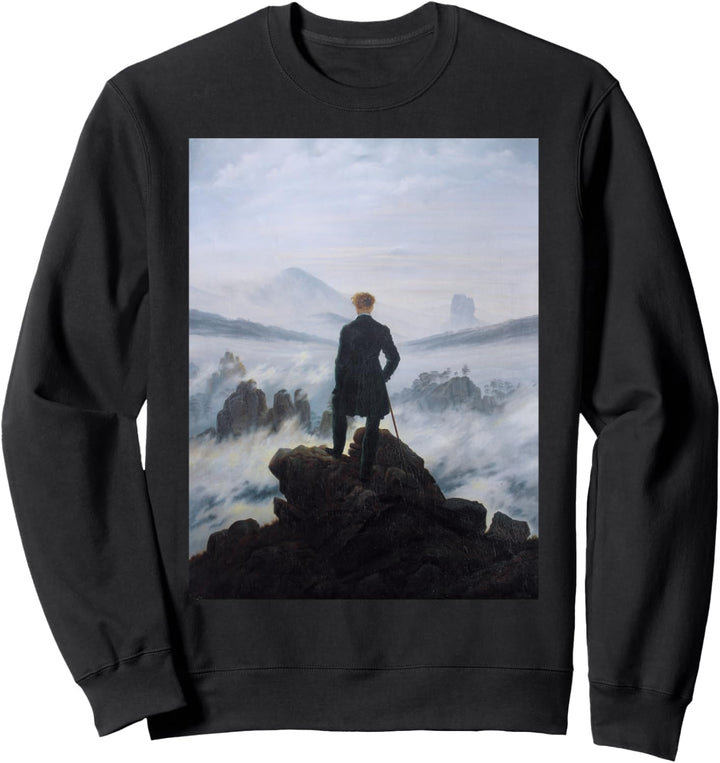 Casper David Friedrichs Wanderer über den Nebelmeer Sweatshirt
