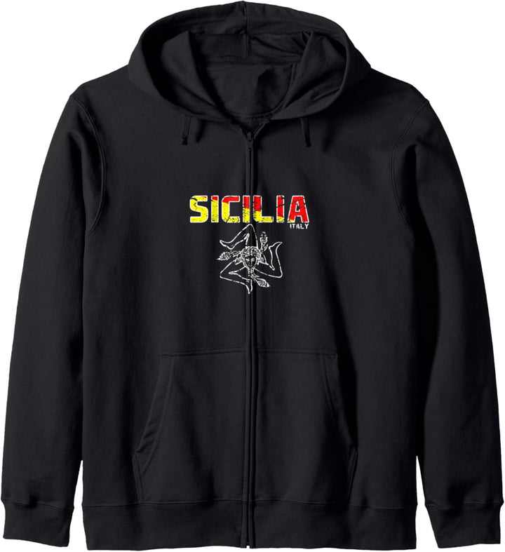 Sizilien Sicilia Sicilian Sicily Italy Italian Kapuzenjacke