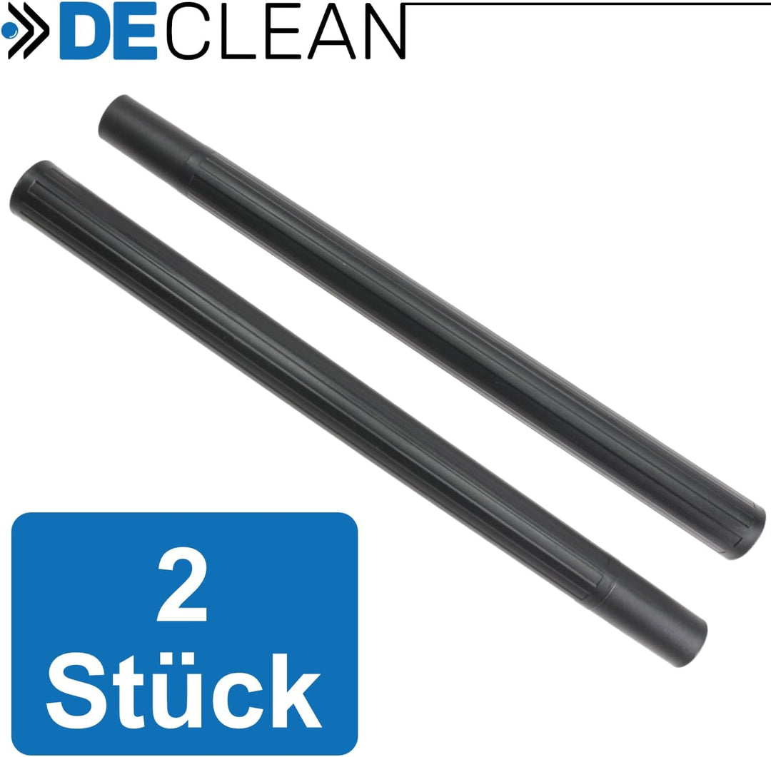 DeClean 2 Staubsauger Verlängerungs Rohr 35 mm, Staubsaugerrohr aus Kunststoff, Kompatibel mit Einhe