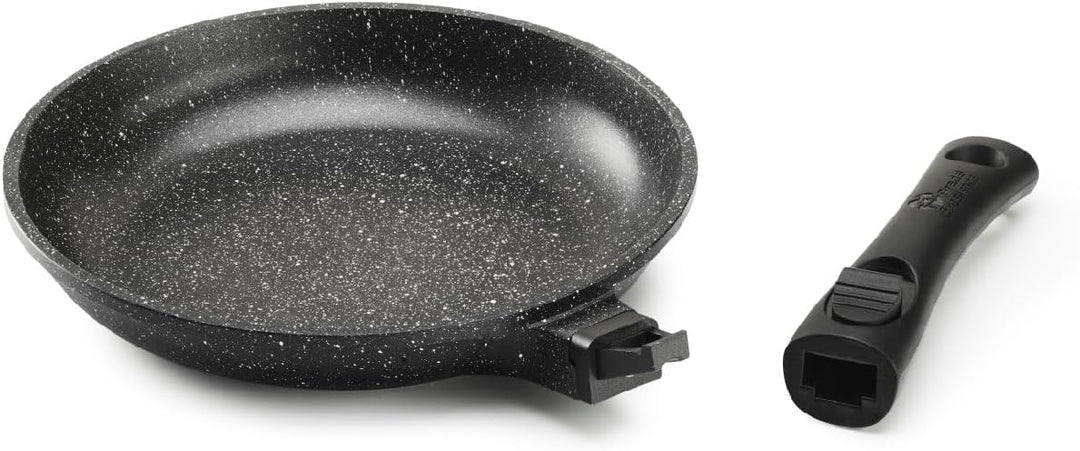 Pradel Excellence, PCUI001017, Premium Schmortopf aus Aluminiumguss Ø32cm, Glasdeckel, Antihaftbesch