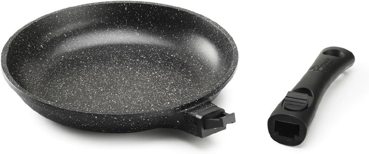 Pradel Excellence, PCUI001017, Premium Schmortopf aus Aluminiumguss Ø32cm, Glasdeckel, Antihaftbesch