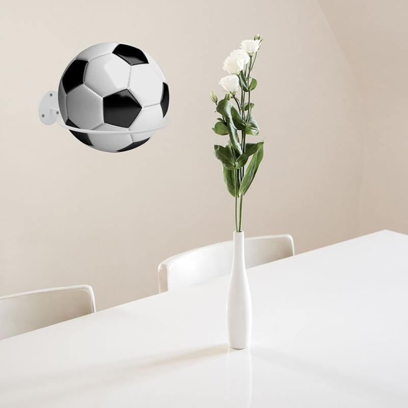 MAGICLULU Wandmontierter Sportballständer Basketballhalter Zur Wandmontage Präsentationsständer Für