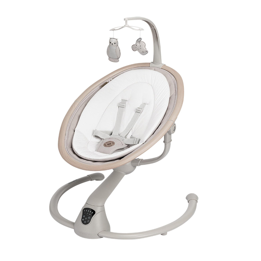 Maxi-Cosi Cassia Babywippe Elektrisch, 0–6 Monate, max. 9 kg, Babyschaukel Elektrisch, 12 Melodien,