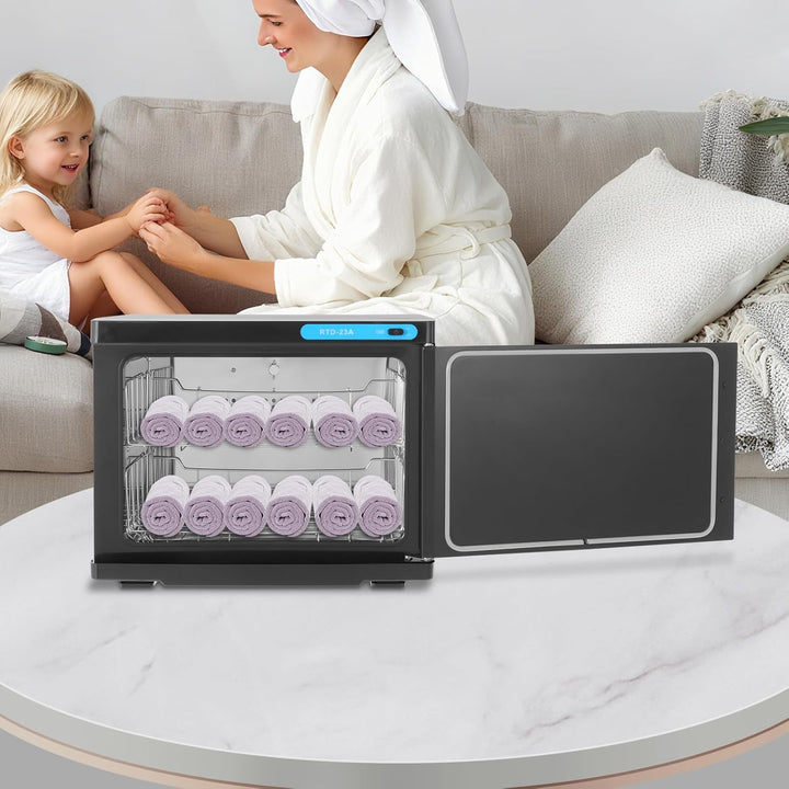 Handtuchwärmer, 23L Handtuchheizschrank Kosmetik Kompressen Towel Handtuch Wärmer Hot Cabinet, Frise
