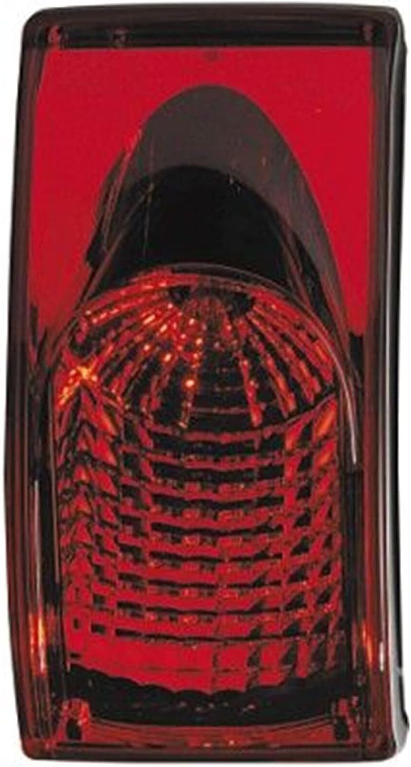 HELLA - Heckleuchte - Glühlampe - 12V - Einbau/Schraubanschluss - Lichtscheibenfarbe: rot - Stecker: