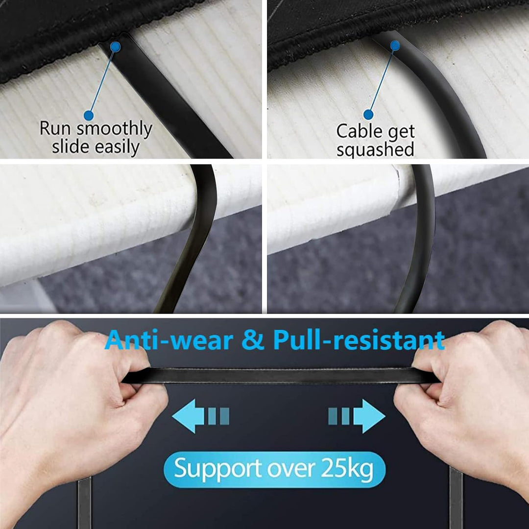 50m LAN Kabel Cat 6 Netzwerkkabel 50 Meter Outdoor, RJ45 Flach Ethernet Kabel High Speed Wlan Kabel