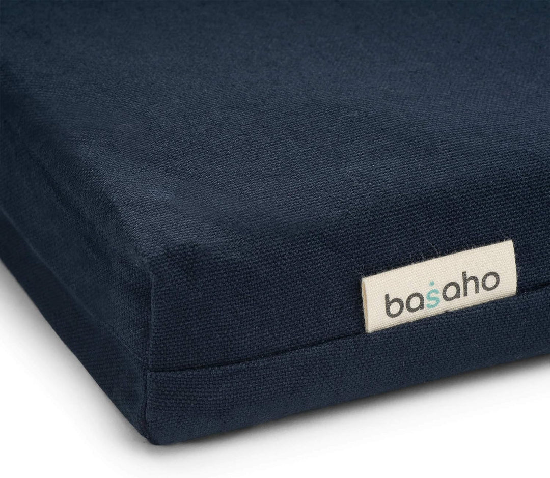 basaho Zabuton Meditationsmatte | Biobaumwolle | Füllung aus recycelter Wollfaser Purpur, Purpur