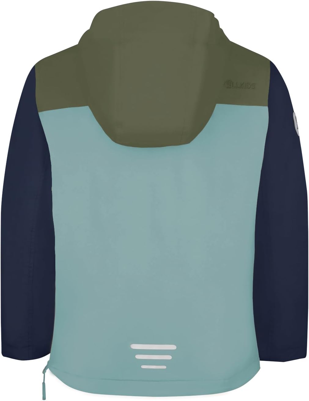 Trollkids Kinder KIRKENES Parka Mantel 92 Dunkle Olive/Marine/Kalte Minze, 92 Dunkle Olive/Marine/Ka