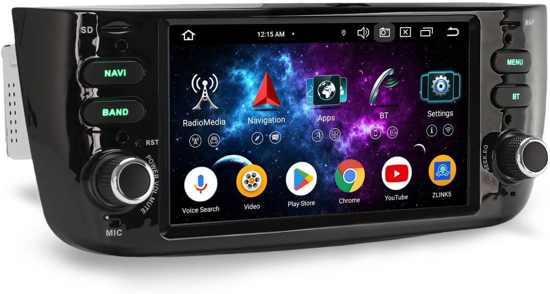 Acht-Kern 4GB+64GB Android 14 DAB+ Autoradio GPS Für Fiat Grande Punto Linea 2012-2016 mit Navigatio