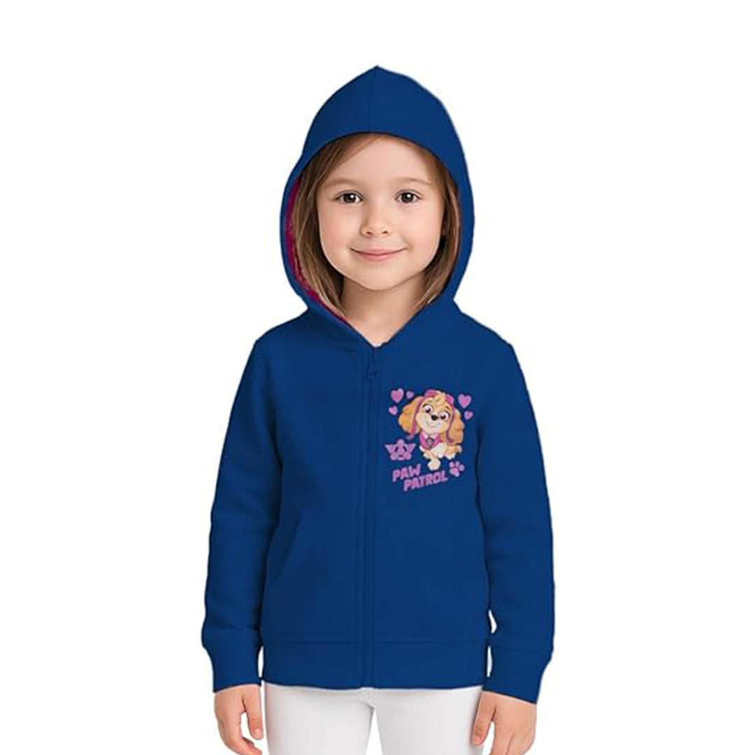 United Labels Paw Patrol Sweatjacke mit Kapuze für Mädchen, Blau, Kapuzenpullover mit Reissverschlus