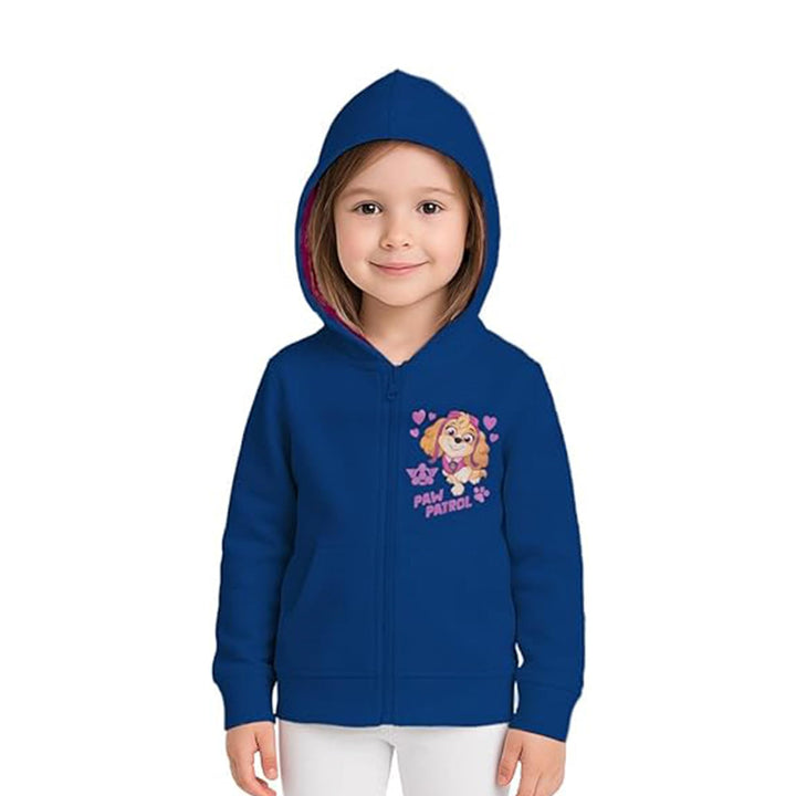 United Labels Paw Patrol Sweatjacke mit Kapuze für Mädchen, Blau, Kapuzenpullover mit Reissverschlus