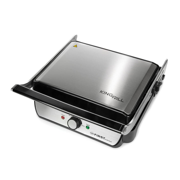 TZS First Austria Tischgrill, Elektrogrill für den Tischgebrauch, Grillplatte für Fleisch & Gemüse,