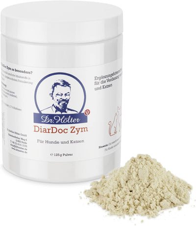 Dr. Hölter DiarDoc Zym Pankreasenzyme, Verdauungsenzyme für Hunde bei Darmprobleme und bei Futterunv