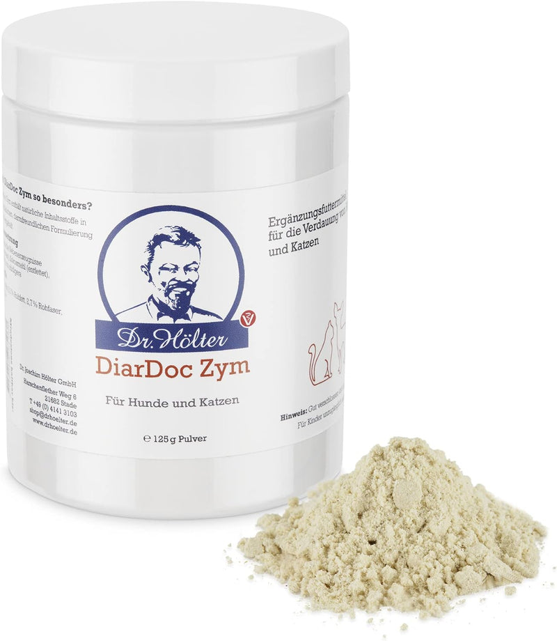 Dr. Hölter DiarDoc Zym Pankreasenzyme, Verdauungsenzyme für Hunde bei Darmprobleme und bei Futterunv