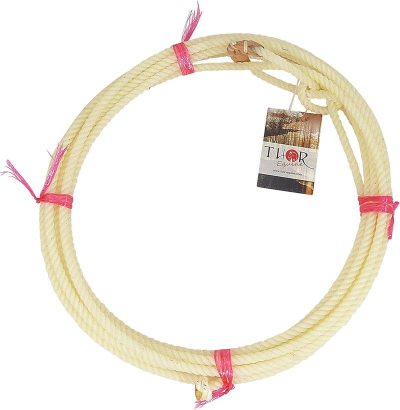 APPALERO Kinder Lasso Kid Rope Diverse Farben geflochten oder gedreht (Natur, 6 Meter) Natur 6 Meter