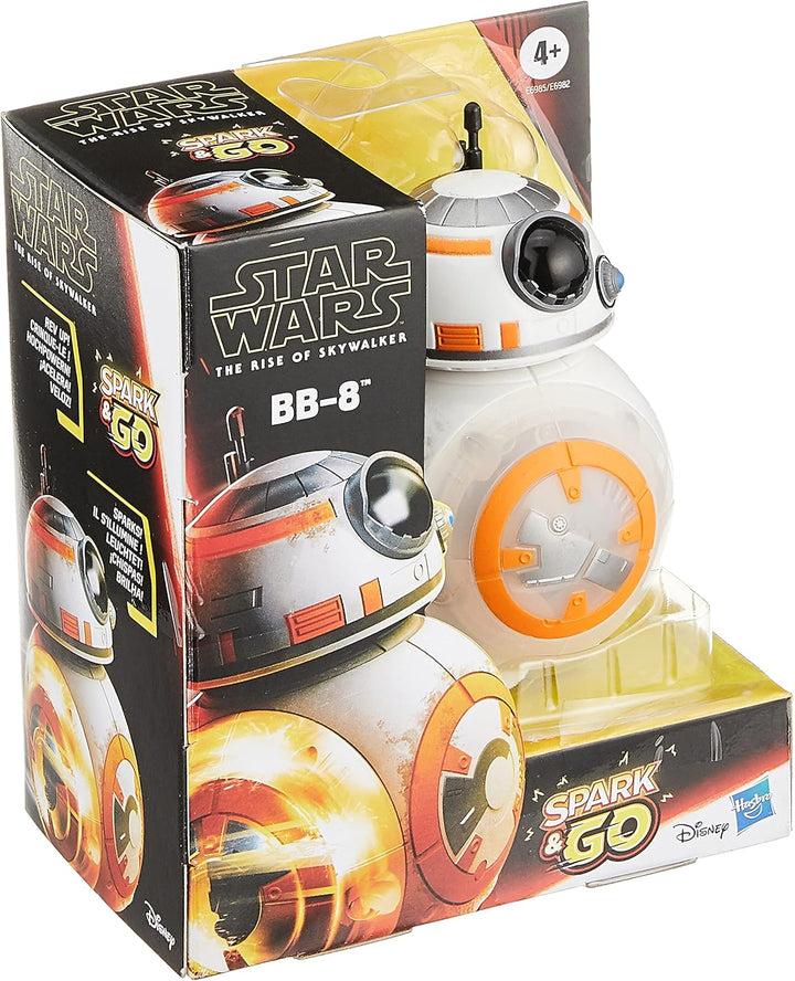 Star Wars Spark and Go BB-8 Rolling Astromech Droid The Rise of Skywalker Rev-and-Go Sparking Toy, T