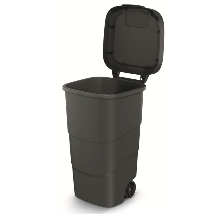 Prosperplast Wheeler 110L Müllbehälter mit Rädern und Deckel Mülltonne Müllgrossbehälter Grossmüllto