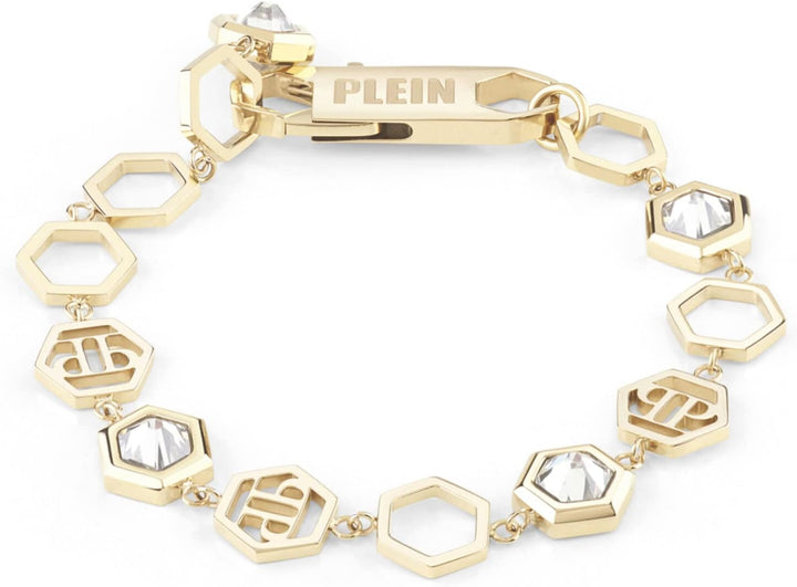 Philipp Plein Damen Armband Edelstahl IP Gold Hexagon LUX PJ5AA05BU