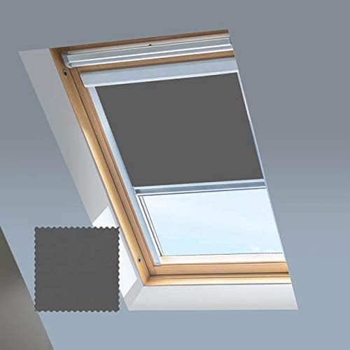 Verdunkelungsrollo für Dachfenster, Grau (M6A)