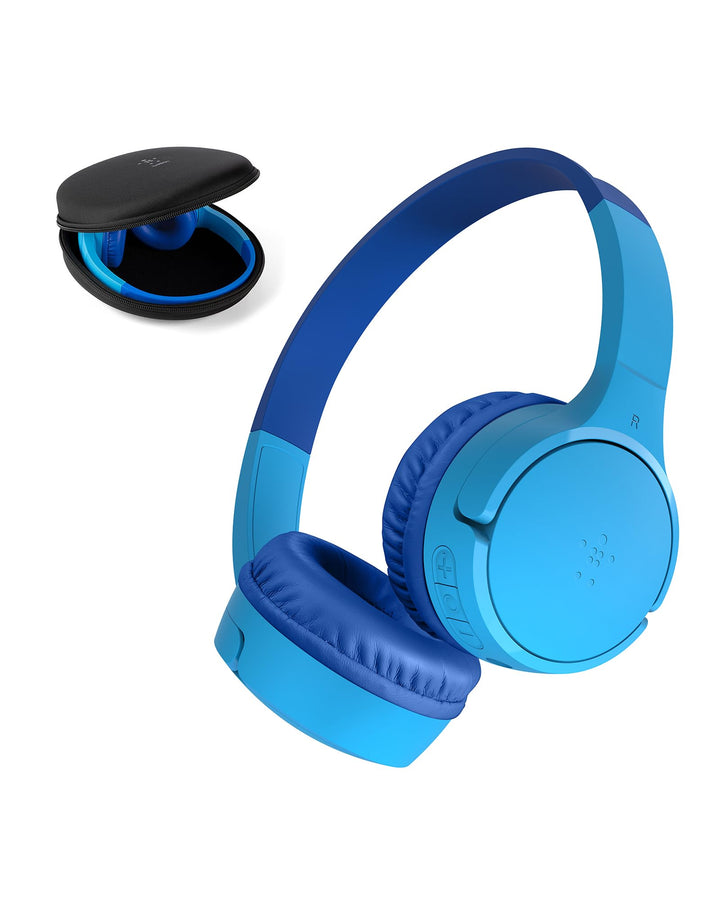 Belkin SoundForm Mini kabelloser Kinderkopfhörer mit integriertem Mikrofon und lustigen Aufklebern,