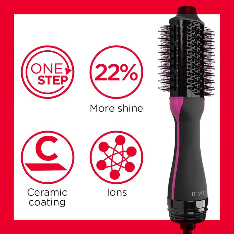 REVLON Salon One-Step Haartrockner und Volumiser für mittellange bis kurze Haare, RVDR5282UKE, kurze