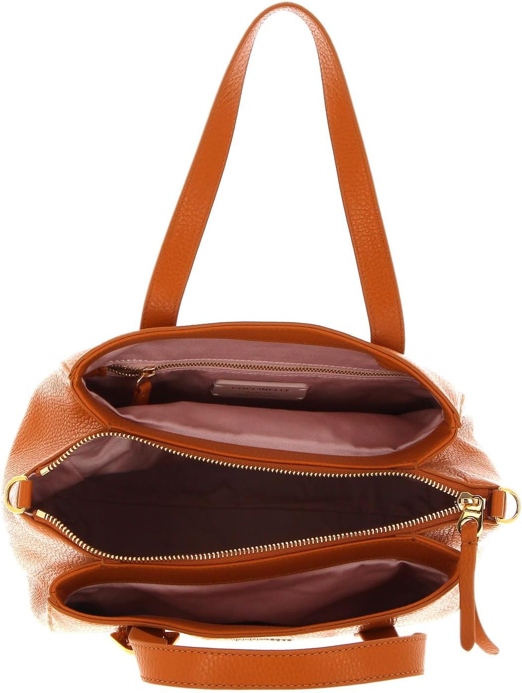 Coccinelle Gleen Handbag Grained Leather Paprika