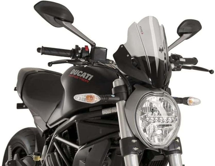 Puig 8900 F Touring Windschutzscheibe für Ducati Monster 1200 R 16 '– 17' AHUMADO OSCURO, AHUMADO OS