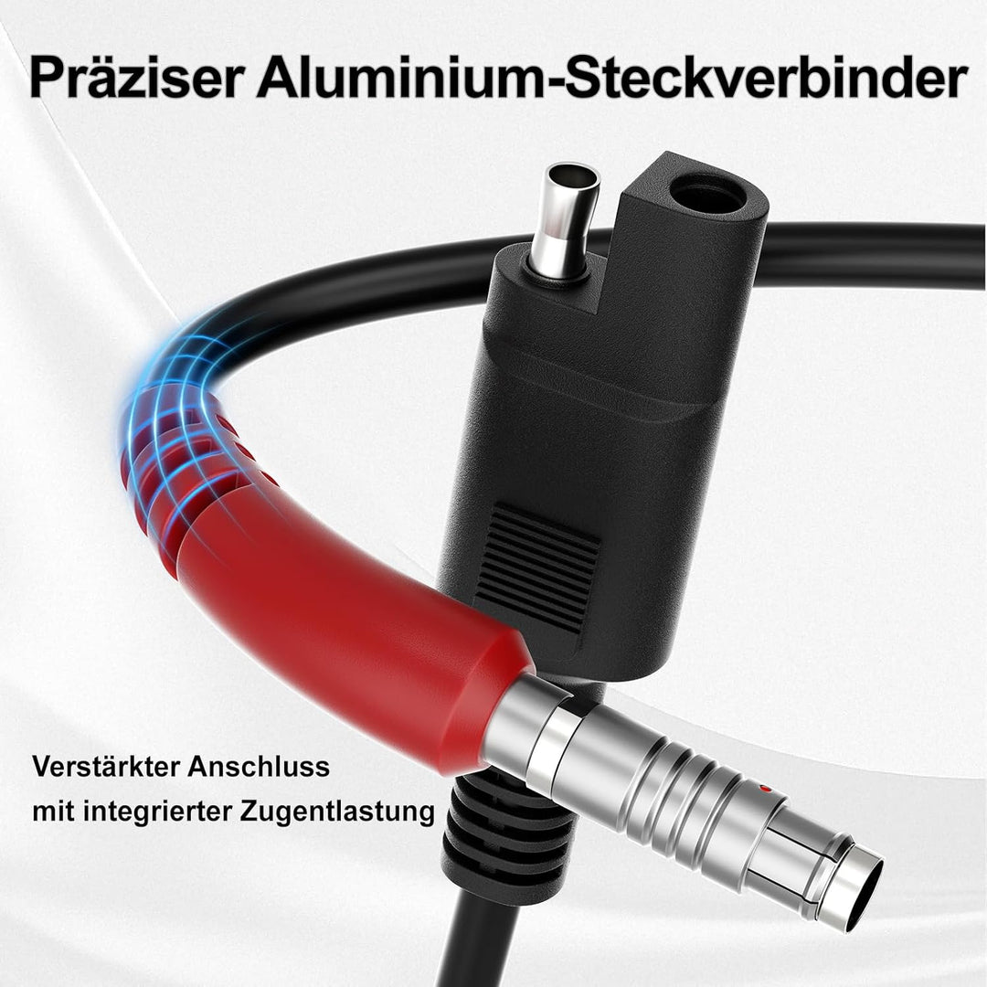Uonecn für TOPCON Hiper GPS Ladegerät Stromkabel Ende LITE PRO GA GB Plus GR-3 GR-5 SAE2 (30CM)
